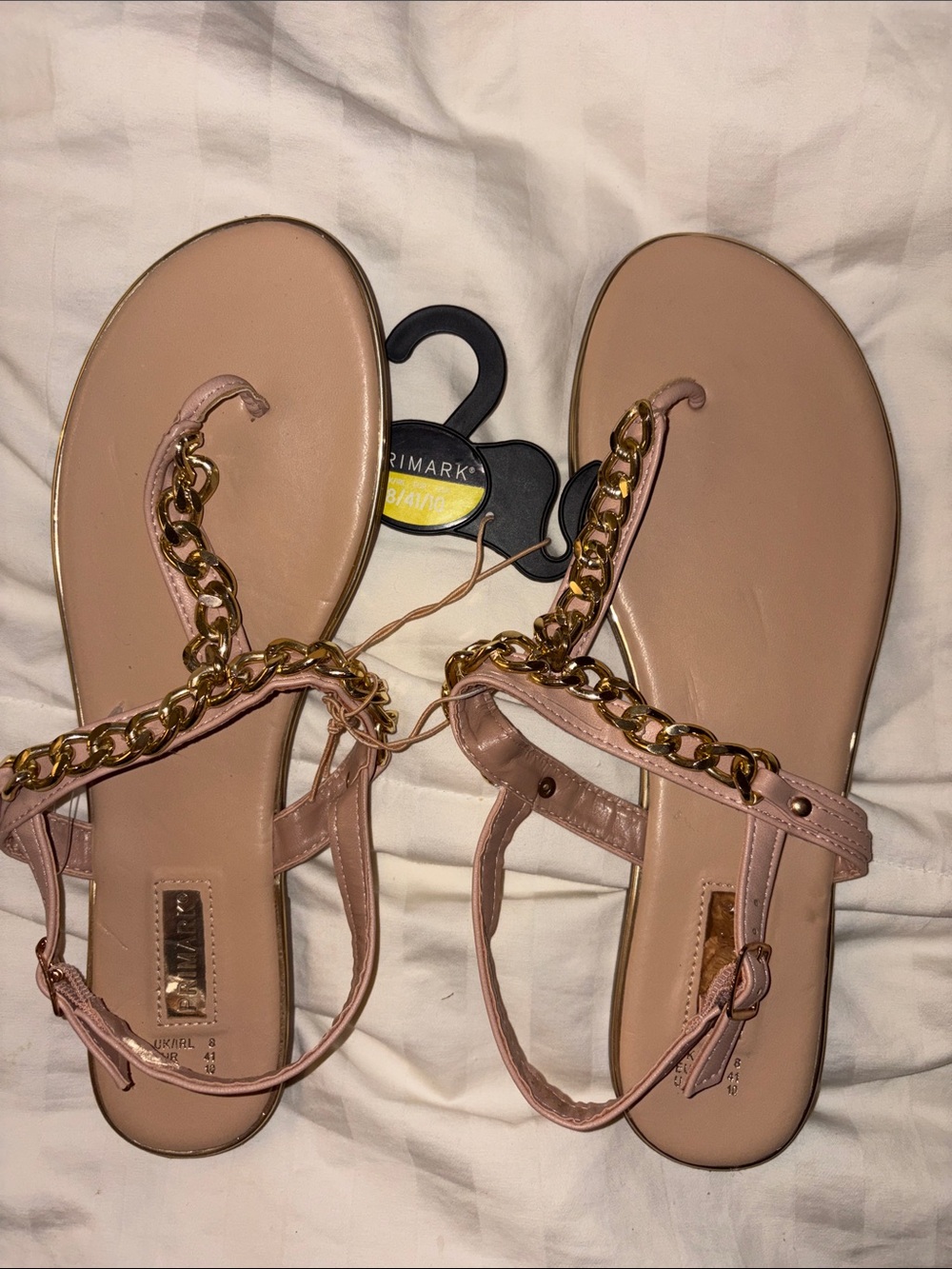 Trendy Brand New Chain T-Strap Sandals🔥